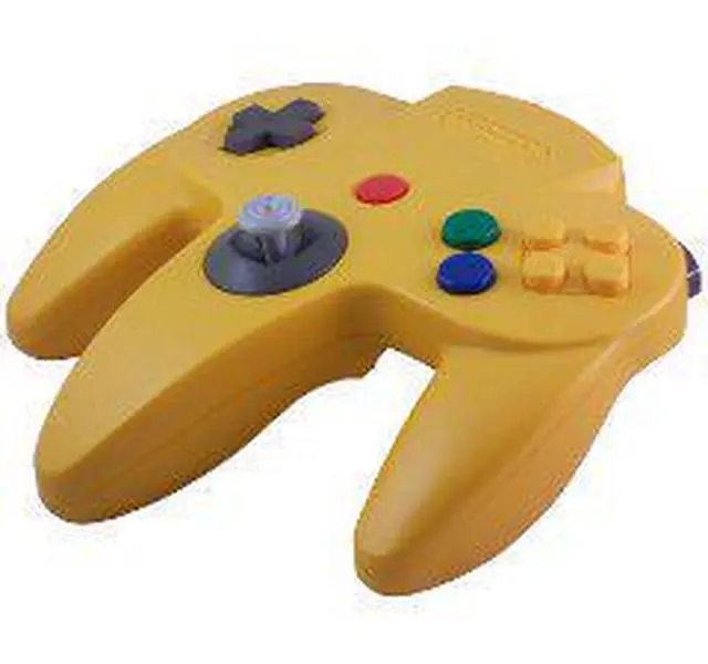 Yellow Controller - (Complete) (Nintendo 64)