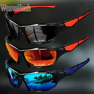 Unisex 3PCS Polarized Sports Sunglasses, 2026 Trendy Oversized Square-Cat Eye Wrap-Around Frames, UV400 Protection, Lightweight Fashion Eyewear for Fishing, Driving, Unisex Names
