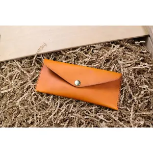 Leather Money Envelope - Olmo Minerva