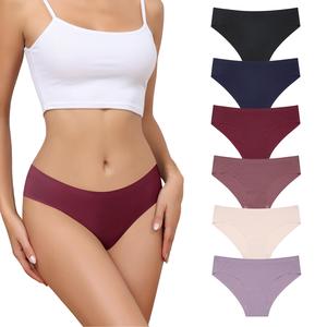 LEVAO Seamless Underwear for Women Bikini Panties No Show Cheeky Underwear Breathable Invisibles Hipster S-XL 5/6/10Pack