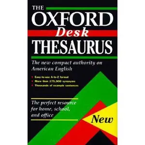 USED-The Oxford Desk Thesaurus by Laurence Urdang (Hardcover)