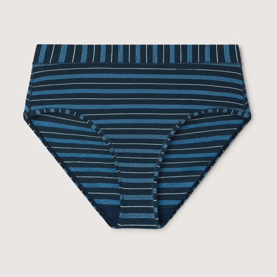 Dress Blue Vintage Stripe