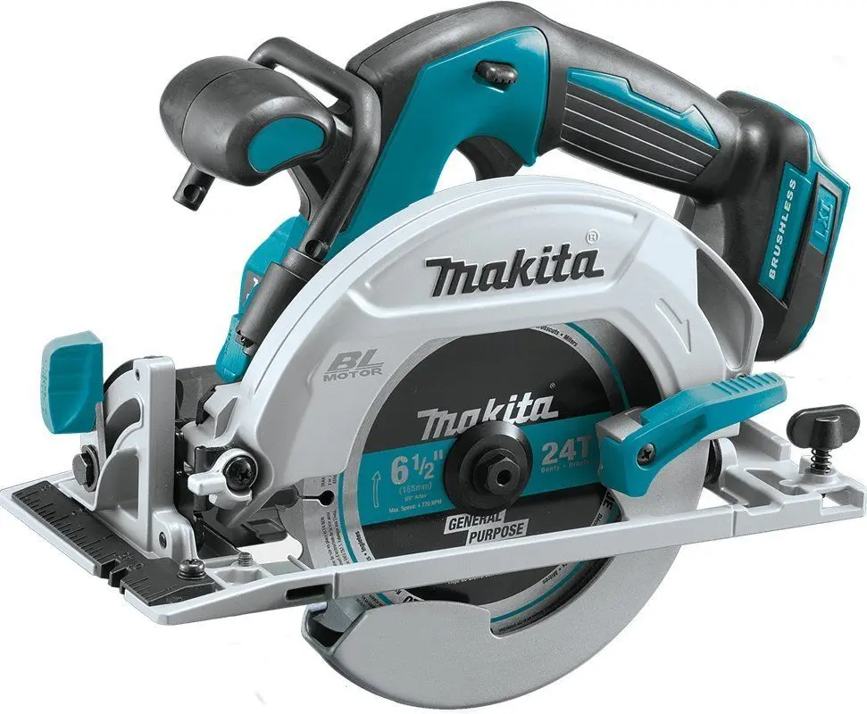 Makita (XSH03Z-R) 18V LXT Brushless 6-1/2" Circular Saw (Tool Only, Factory Reconditioned) - 18v Power Battery Powered Saw for Cutting Wood, Brushless Cordless Option, Wood Cutting Machine, Battery Powered Saws