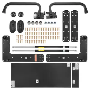 VEVOR Murphy Bed Kit,  Full Size, Deluxe DIY Wall Bed Mechanical Hardware Kit, Pneumatic Lever Heavy Duty Bed Frame Support, Folding Cabinet Wall Bed Space Saving Design for Guestroom, Easy to Build