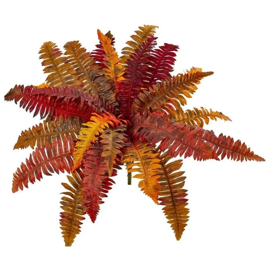 Nearly Natural /(3) 20" Autumn Boston Fern Artificial Plant