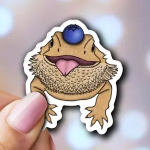 Cute Bearded Dragon Sticker