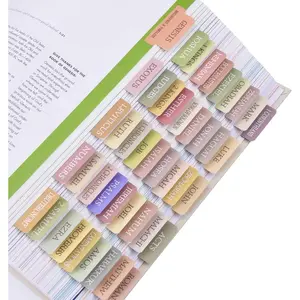 72 Laminated Bible Tabs for Bible Study, Easy to Read and Apply, Large Print, Bible Book Index Tabs, Bible Study Supplies (Boho Theme)