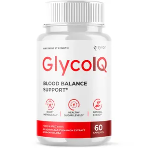 (1 Pack) Glyco IQ Advanced Blood Health Support Supplement GlycoIQ 60 Capsules