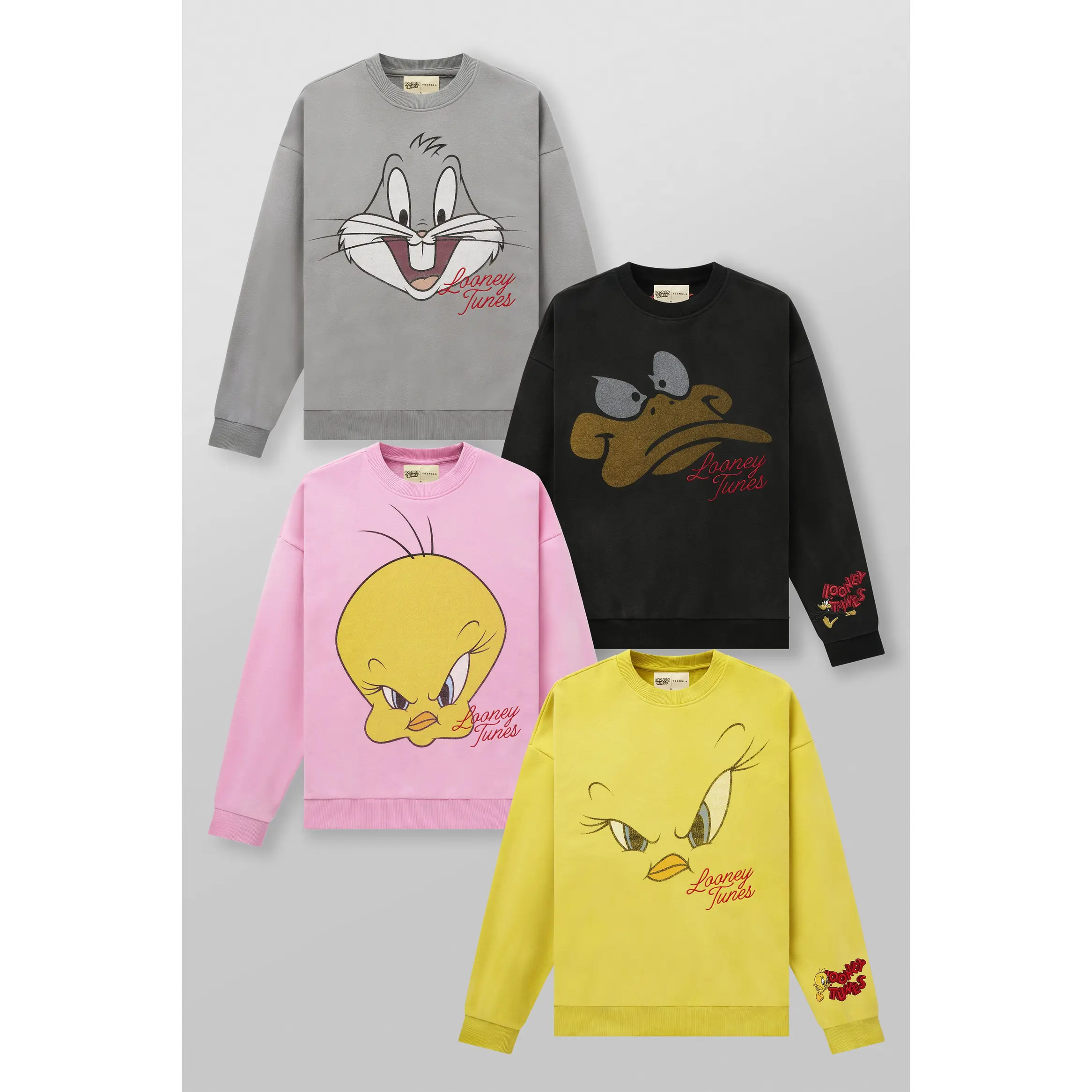 5255 - Looney Tunes Face Crewnecks