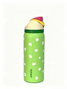 Owala 32oz insulated cup with double drinking spouts and double drinking openings, maintaining cold temperature, high appearance quality, dual drinking port, portable, suitable for outdoor travel water cup