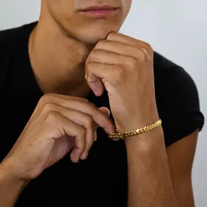 Gold Miami Cuban Bracelet 7mm