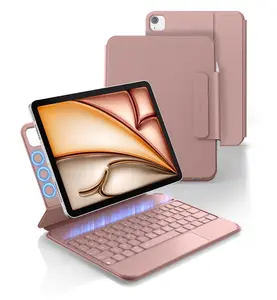 Dexnor Keyboard Case for iPad Air 11 inch (M3 2025/M2 2024) & iPad Pro 11 (4th/3rd/2nd/1st Gen) & iPad Air 5th/4th Gen Case with Keyboard Ultra-Thin Magnetic Detachable Trackpad Backlit