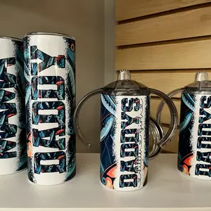 Daddy/mini Fishing tumbler set.