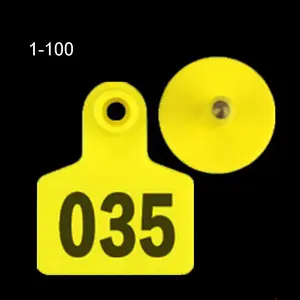 Livestock ID Tags  Precision TPU Ear 1.6''x2'' for Sheeps Cows Horses Pigs