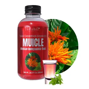 Premium Viral Muicle Tonic (Mexican Honeysuckle) 16.9 fl oz (500ml) - Concentraded Bitter Tonic 1 Tbsp = 3 Cups of Sangre de Cristo Tea- Tonico Herbal -   Herbal Fitness Natural Traditional