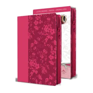 Biblia Reina Valera 1960 Letra Grande. Símil Piel Fucsia, Cremallera, Índice, Manual / Spanish Bible Rvr 1960. Handy Size, Large Print, Leathersoft -- Reina Valera Revisada 1960 - Bible