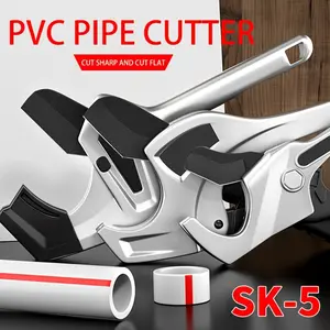 OUDISI High-Speed Steel PVC Pipe Cutter - Non-Folding Blade, Fast Cutting, Suitable for Water Pipes Cut and Aluminum Tubes