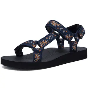 Womens-Sport-Sandals Outdoor Hiking Sandals with-Arch-Support Comfortable Webbing-Water-Athletic Beach-Sandals for Travel-Walking-Trekking-Camping