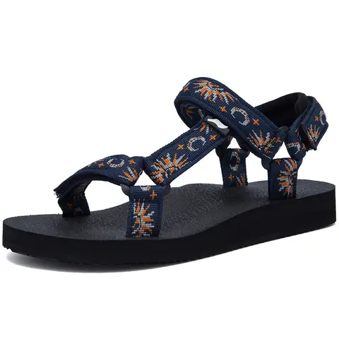 LAMINCOA Women's Sports Slide Sandals - Tear-Resistant Polyester Webbing, Arch Support, Soft Insole, Snug Synthetic Fit, Multi-Size Adjustable, EVA, Less Than Ankle - Water Shoes for Walking, Fishing