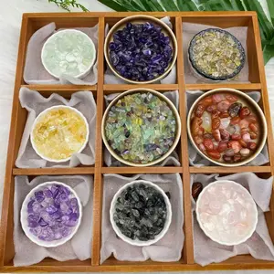 100g  10bag natural mixed random crystal chips