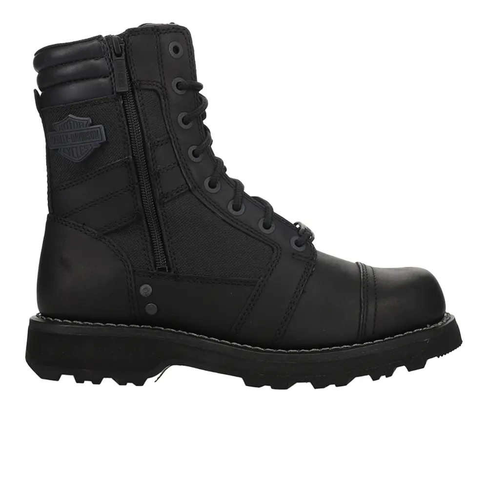 Harley-Davidson Footwear Mens Boxbury Motorcycle Casual Boots Mid Calf - Black
