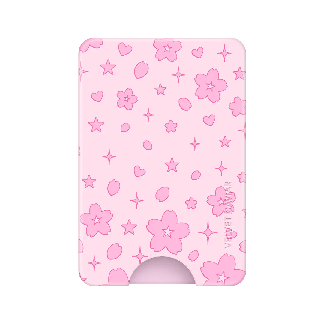 Pink Cherry Blossom MagSafe Wallet