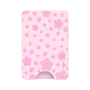 Pink Cherry Blossom MagSafe Wallet