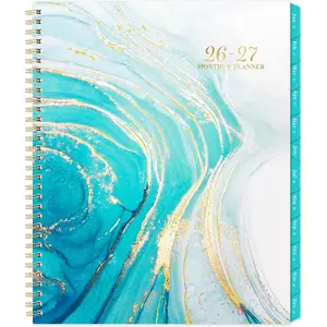 2026-2027 Monthly Planner/Calendar - July 2026 - December 2027, Monthly Planner 2026-2027, 18 Months Planner with Tabs & Note Pages, 9" x 11", -Wire Binding and Two-Side Pocket,  Organizer