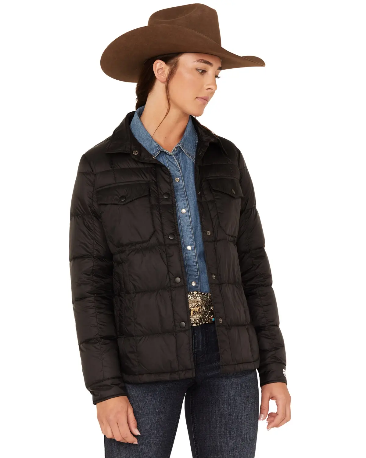 Women's Women'S Quilted Parachute Down Jacket - 03-098-0693-6160 Bl