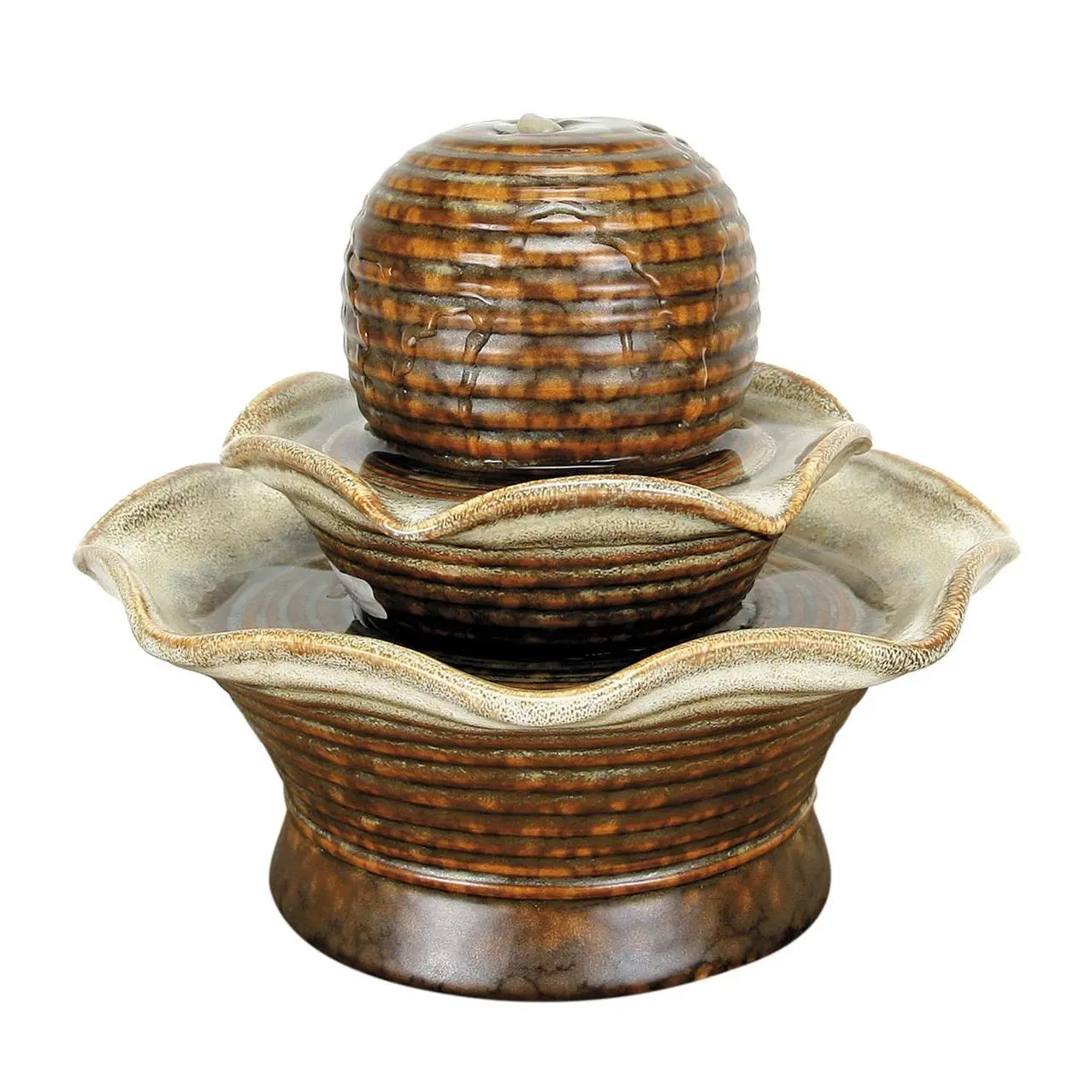 Foreside Home & Garden Ball Tiered Fountain