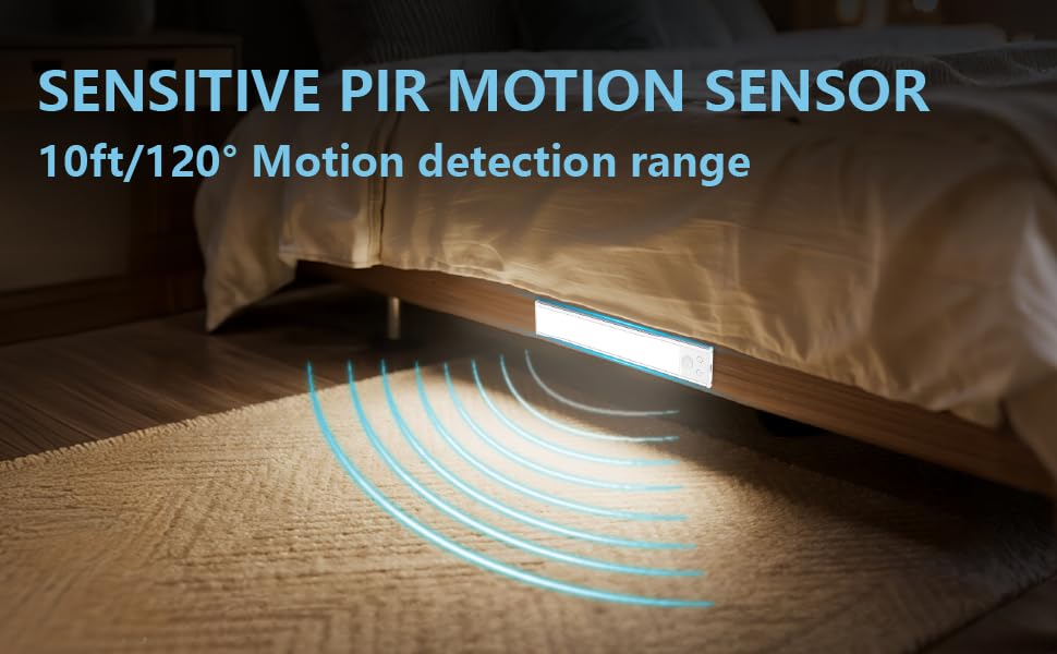Night Lights, Dimmable Wireless Sensor Night Light, Dusk to Dawn Nightlight Led Night Lights for Bedroom, Bathroom, Hallway, Kitchen, Wardrobe, Pantry, Closet, Stairs, Sink Cabinet, Garage, USB Rechargeable Closet Lights Under Cabinet Lights Home Lighting