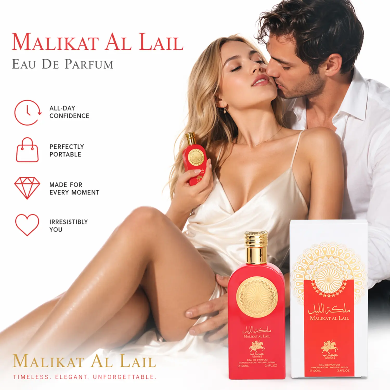women's pheromone perfume, Infused with Premium Pheromone Formula, Long Lasting Floral Scent, Specially Crafted to Leave a Captivating Impression, Perfect for Romantic Evenings, Ideal Valentine's Day Gift for Her 100ml