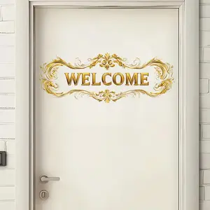 Creative Letter Pattern Stickers, Waterproof Polyethylene Wall Decor Stickers, Interior Stickers, Home Decoration for Living Room, Bedroom, Entryway