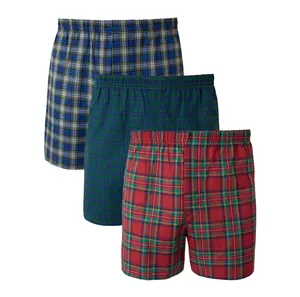 Hanes Men's Woven Boxers, 3 Pack