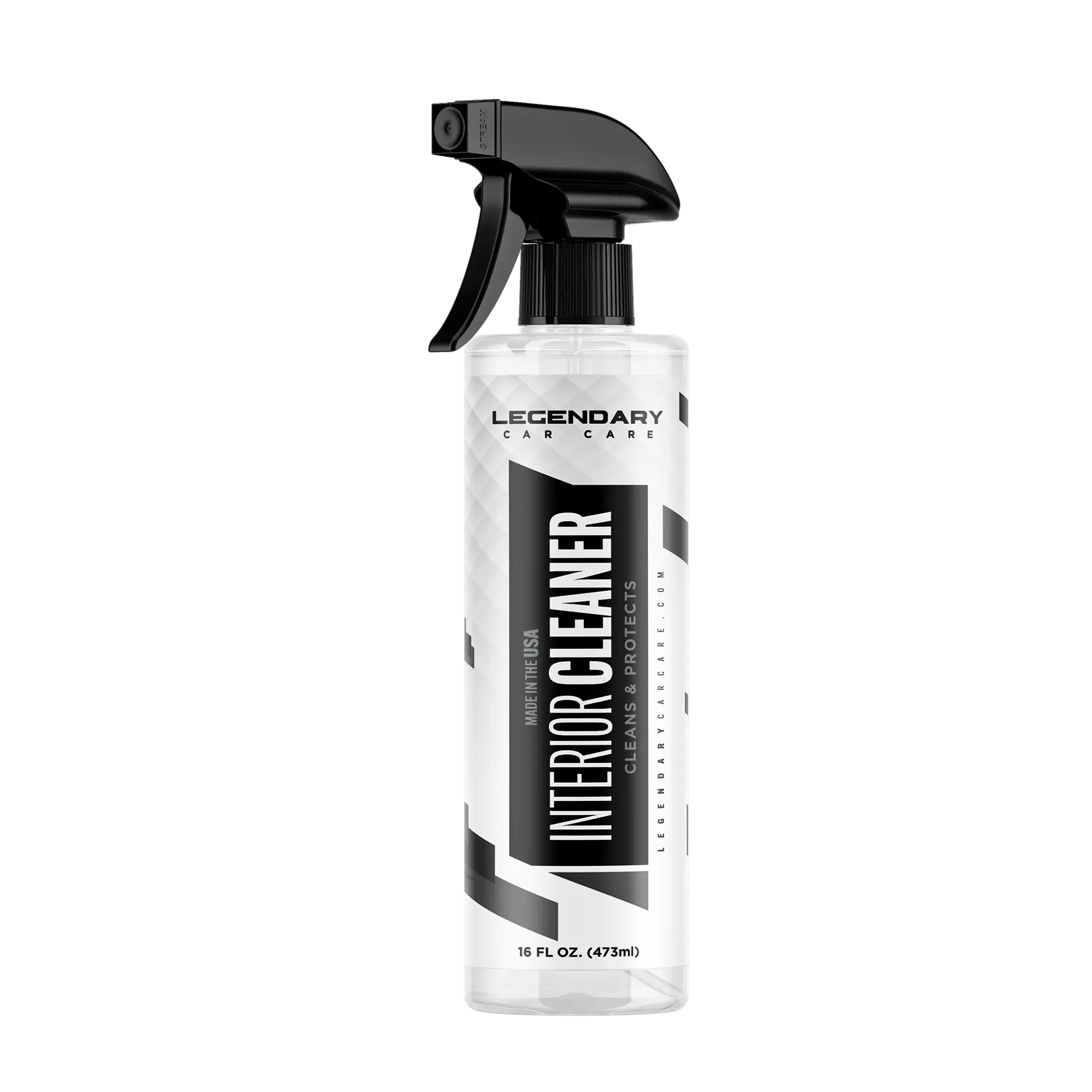 Legendary Interior Car Cleaner - Tough on Stains & Dirt, Safe for All Interiors, Dye-Free, Odor Elim, Streak-Free Spotless Finish, UV Protectant Spray for Automotive Care