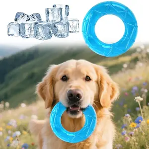 Summer Ice Cube Freezable Dog Teething Chew Toy