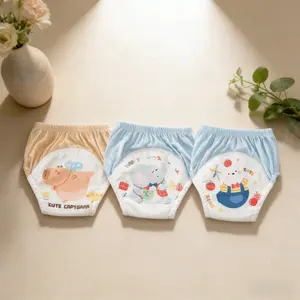 3pcs Ice Silk Baby Training Pants, Reusable Washable Diapers, Breathable Mesh, Replace Disposable Underwear, Suitable for Boys and Girls