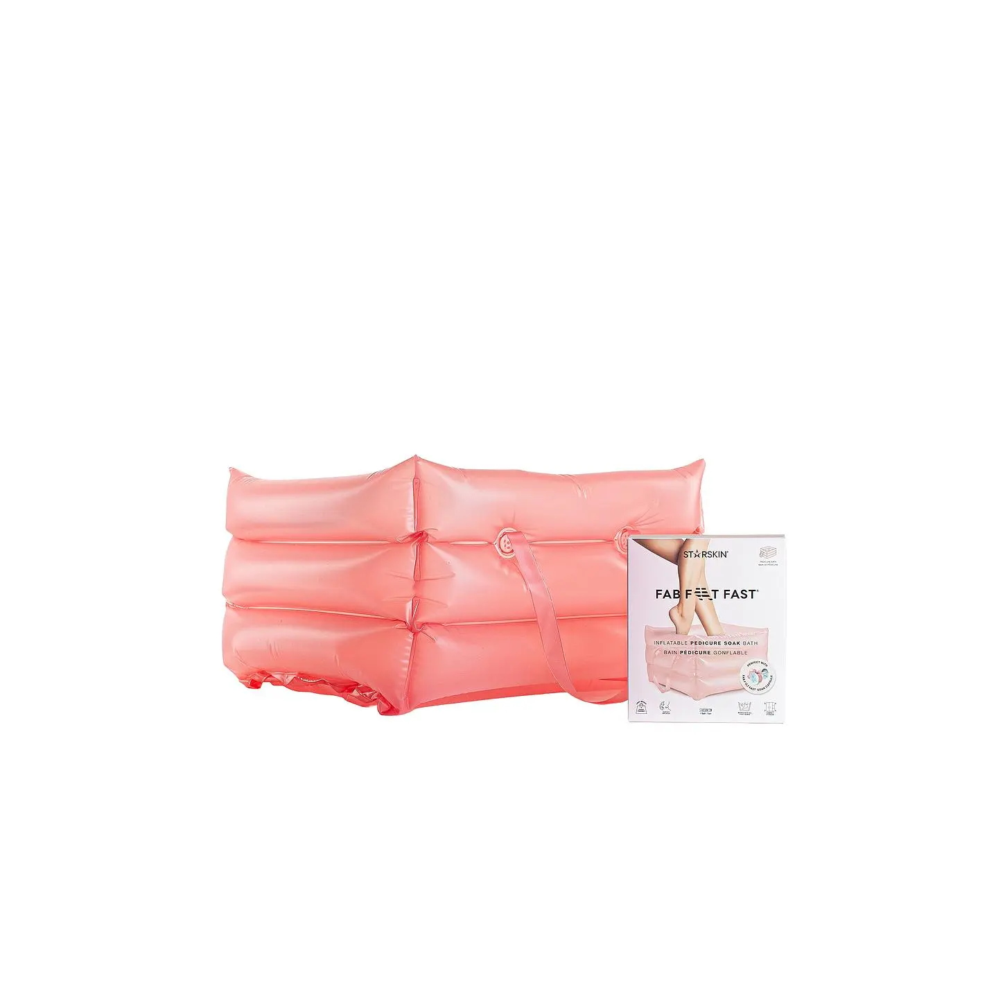 STARSKIN Fab Feet Fast Inflatable Pedicure Soak Bath