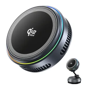 Magnetic Wireless Charger Stand 25W Fast Mag-Safe Charger for iPhone 17/17 pro/ 17 Air/ 17 pro max 16/15/14/13/12 Series Magnet Wireless Charging Station/Pad with Phone Holder for AirPods