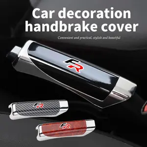 Universal Auto Car Abs Handbrake Cover, Handle Protector, Hand Brake Sleeve, Protection Cover for Seat Fr Ibiza Cupra Arosa Ateca Cordoba Exeo Tarraco, Car Accessories