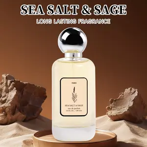 3.4 Fl Oz Eau De Parfum Spray for Women and Men - Long-Lasting Scent, with Sea Salt, Sage and Grapefruit, Perfect for Dating, Daily Life, Parties and Gift Giving
