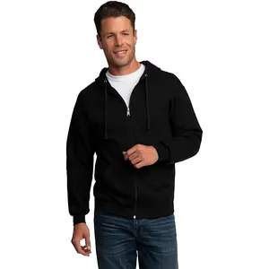 Fruit Of The Loom Mens Eversoft Fleece Extended Sizes Full Zip Hoodie