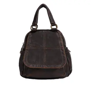 Lvanka's Vintage Women Retro Multi-Pocket Hobo Bag Convertible Multi-Way Shoulder Crossbody Backpack with Adjustable Strap, Large Capacity Casual Everyday Handbag, Multifunctional Fashion Accessory for Daily & Travel