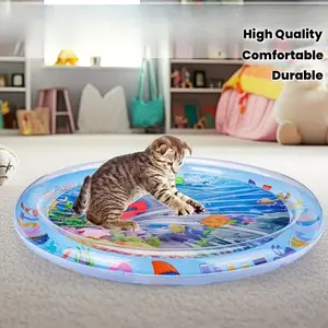 Pet Summer Cooling Mat Comfortable Inflatable Design for Cats & Dogs, Soft Material For Better Sleeping, Ideal for Indoor and Outdoor Use,Inflatable Mattress Bed For Cats And Dogs ,