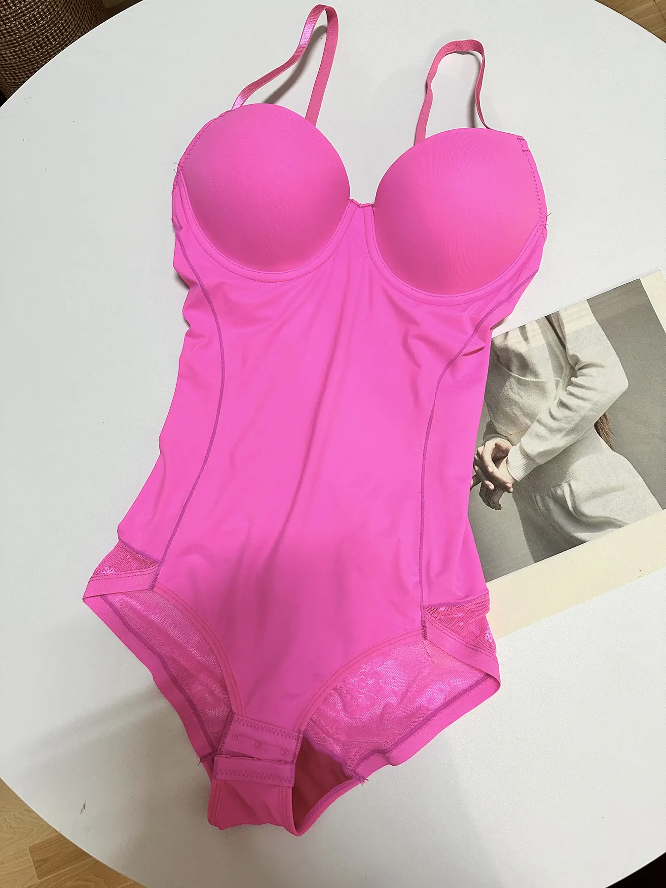 Brightly Colored Strapless Bra Bodysuit, Slimming Waist Trainer, Buttoned Back, Casual Women's Underwear, All Seasons High Compression Body Shaper Shapewear, Womenswear