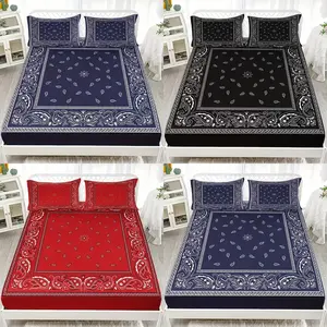Vintage Style 3pcs Bedding Set, Classic Polka Dot Design, High-Quality Digital Print, Ideal for All Seasons, Decorative Bedding Set, Decorative Bedsheet Sets