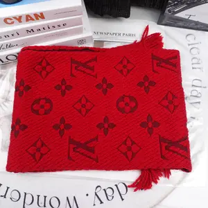 Pre-owned Louis Vuitton Red Wool Scarf T10253924