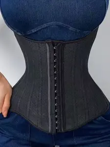 Women's Shapewear Compression Tank Top, Adjustable Waist Slimming Vest, High Waist Shaping, Breathable Mesh Fabric, Casual Wear for All Seasons