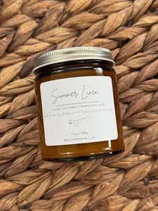 Summer Linen 7oz Coconut Soy Candle