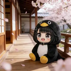 Cute Penguin Plush Toy, Game Merchandise Doll, Original Creation Soft Stuffed Animal, Perfect Gift, Adorable Souvenir